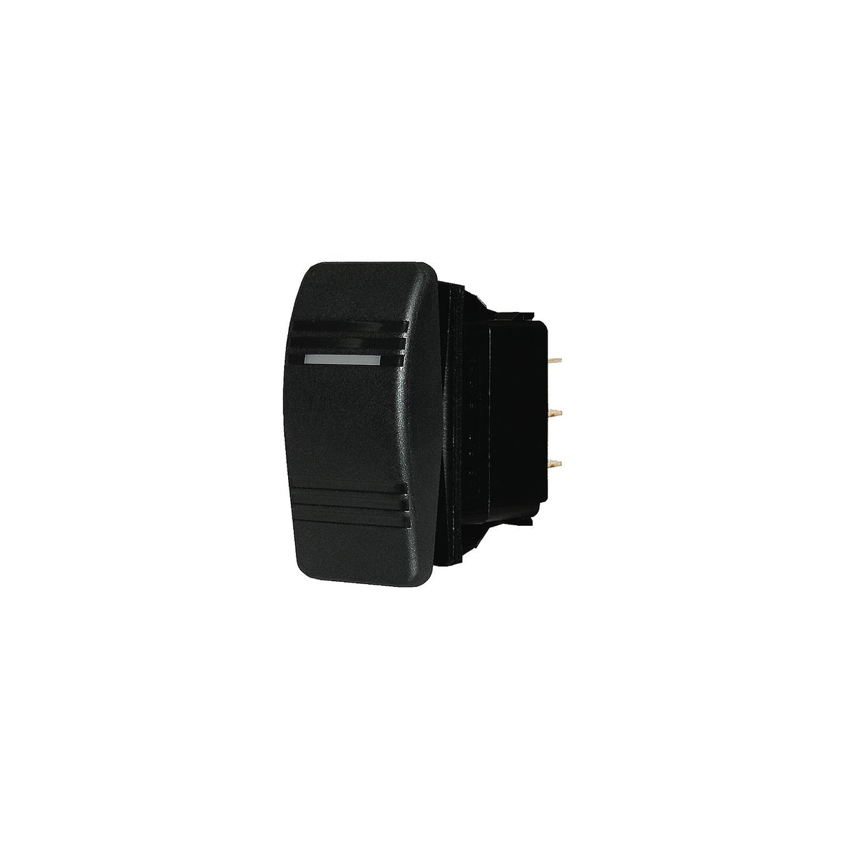 Blue Sea 8287 Water Resistant Contura® III Switch, Black, Off-On
