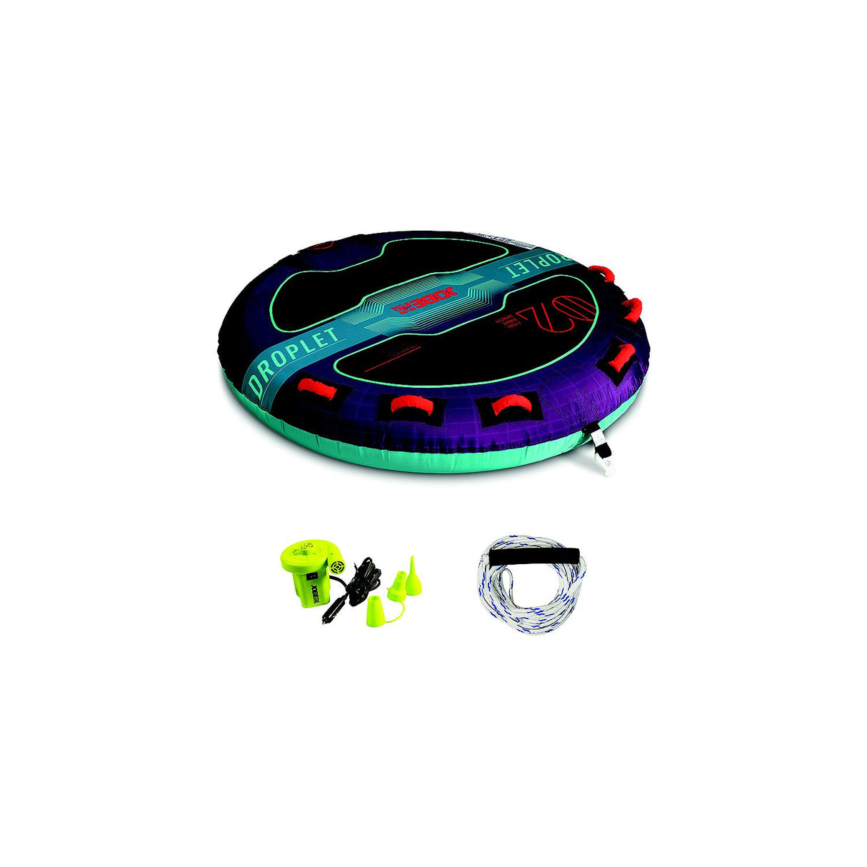 Jobe 238825003PCS Droplet Towable Package 2P, inflated: 66.9" x 12.9"