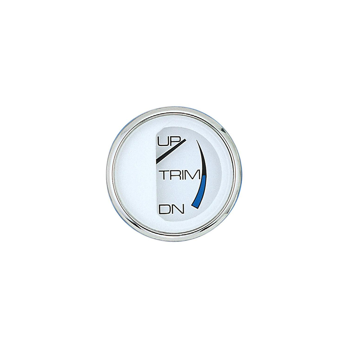 Faria Chesapeake SS White 2" Gauge - Trim Gauge