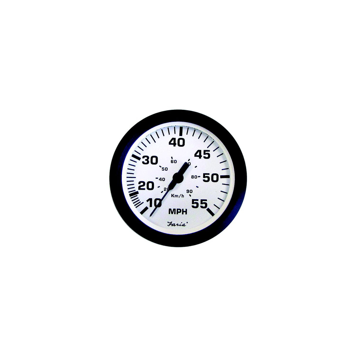 Faria Euro 4" Gauge - 6000 RPM Tachometer (Gas) (Inboard & I/O)