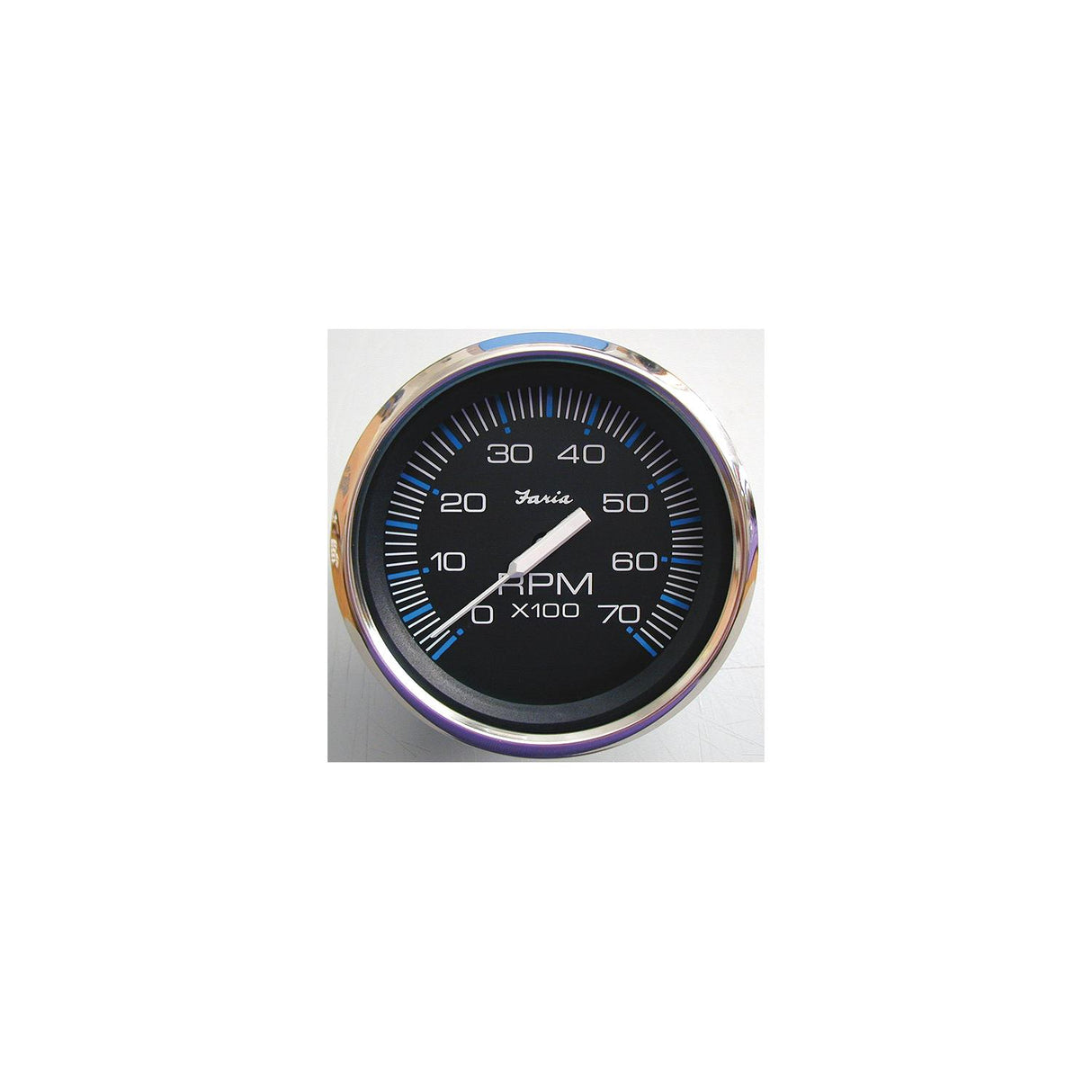 Faria Chesapeake SS Black 4" Gauge - 7000 RPM Tachometer (All Outboard)