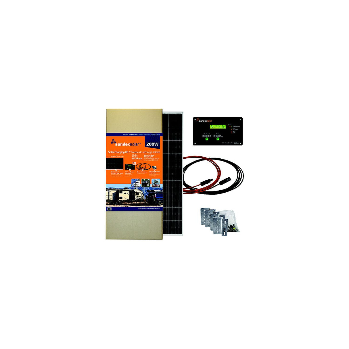 SamlexSolar SRV-150-30A 150W Solar Charging Kit