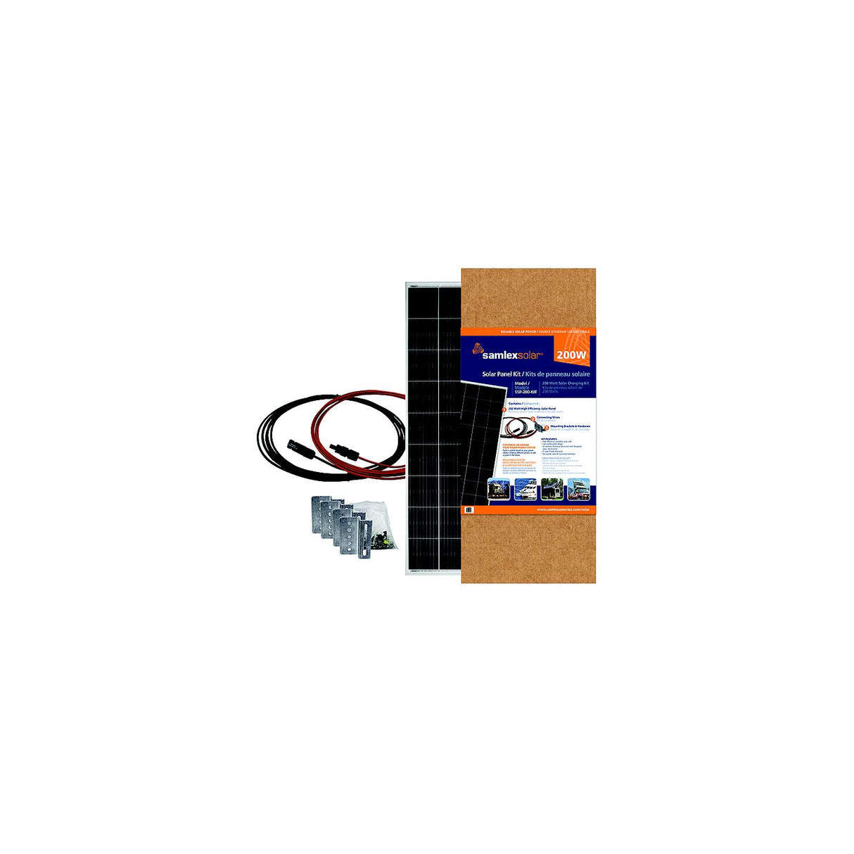 SamlexSolar SSP-100-KIT 100W Solar Panel Kit