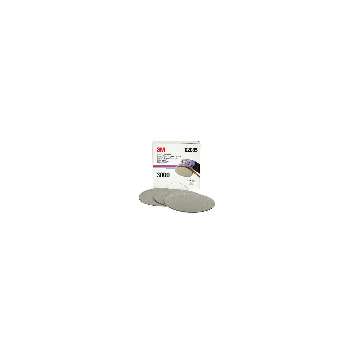 Trizact™ P3000 Hookit™ Foam Disc