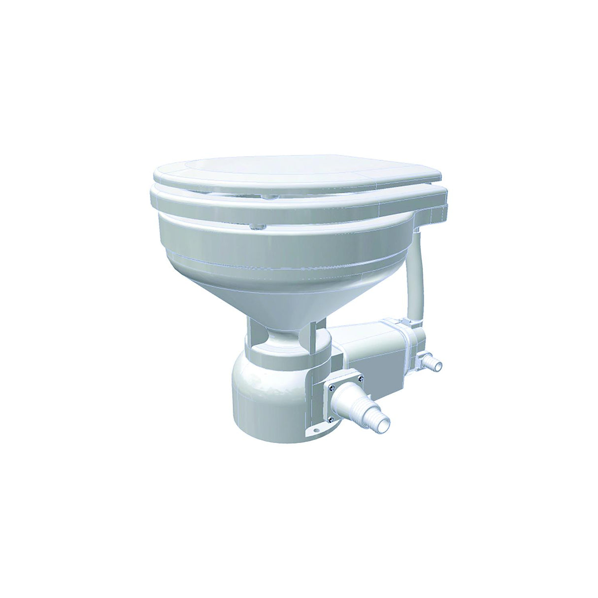 Raritan 160HI012 Seaera Electric Marine Toilet - Household-style bowl, 12V