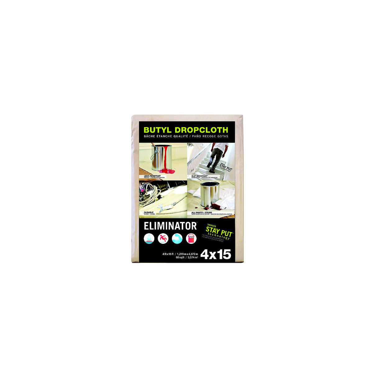 Dropcloth, Butyl 4' X 15'