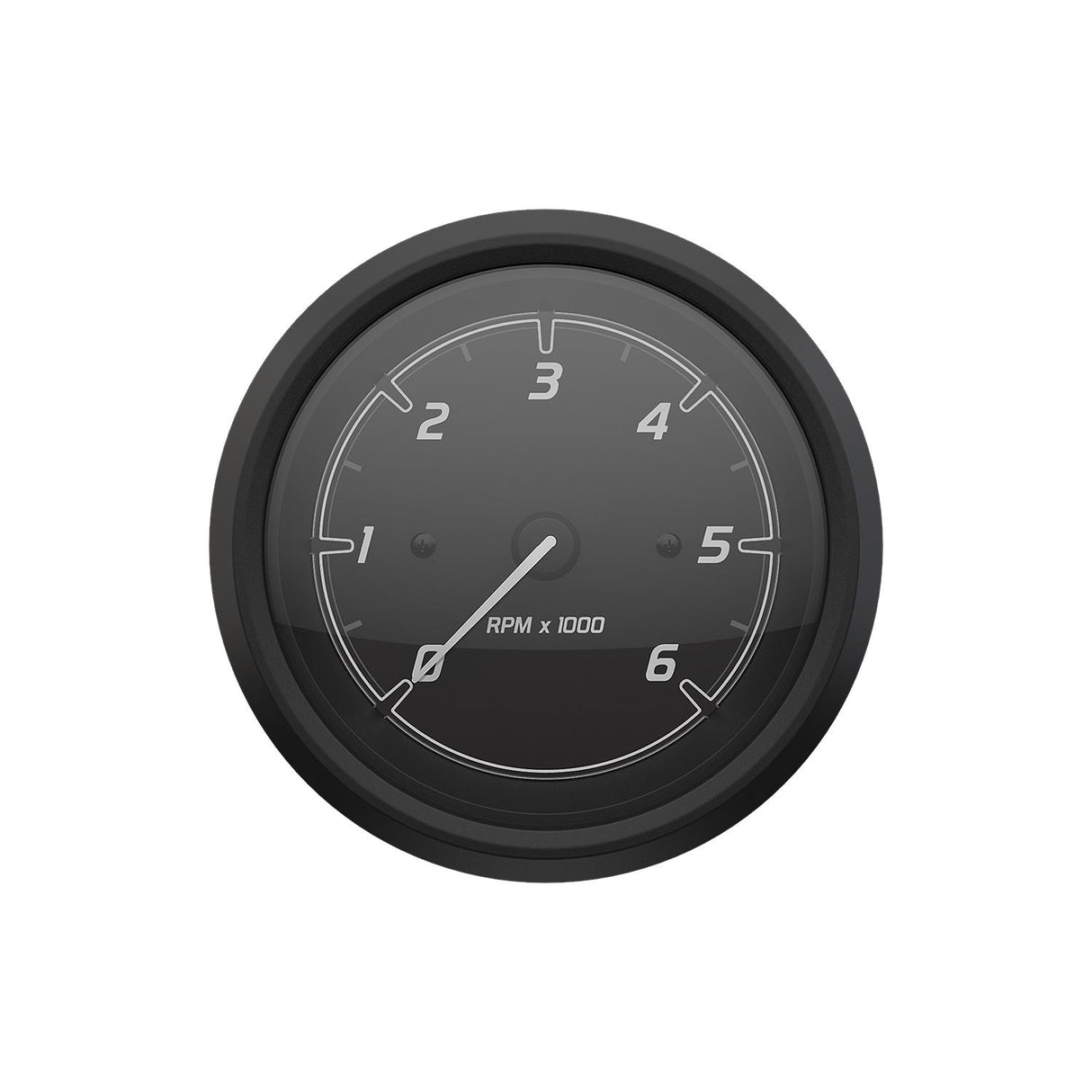 Quicksilver 8M6020097 Tachometer (6,000rpm), Black/Matte Black