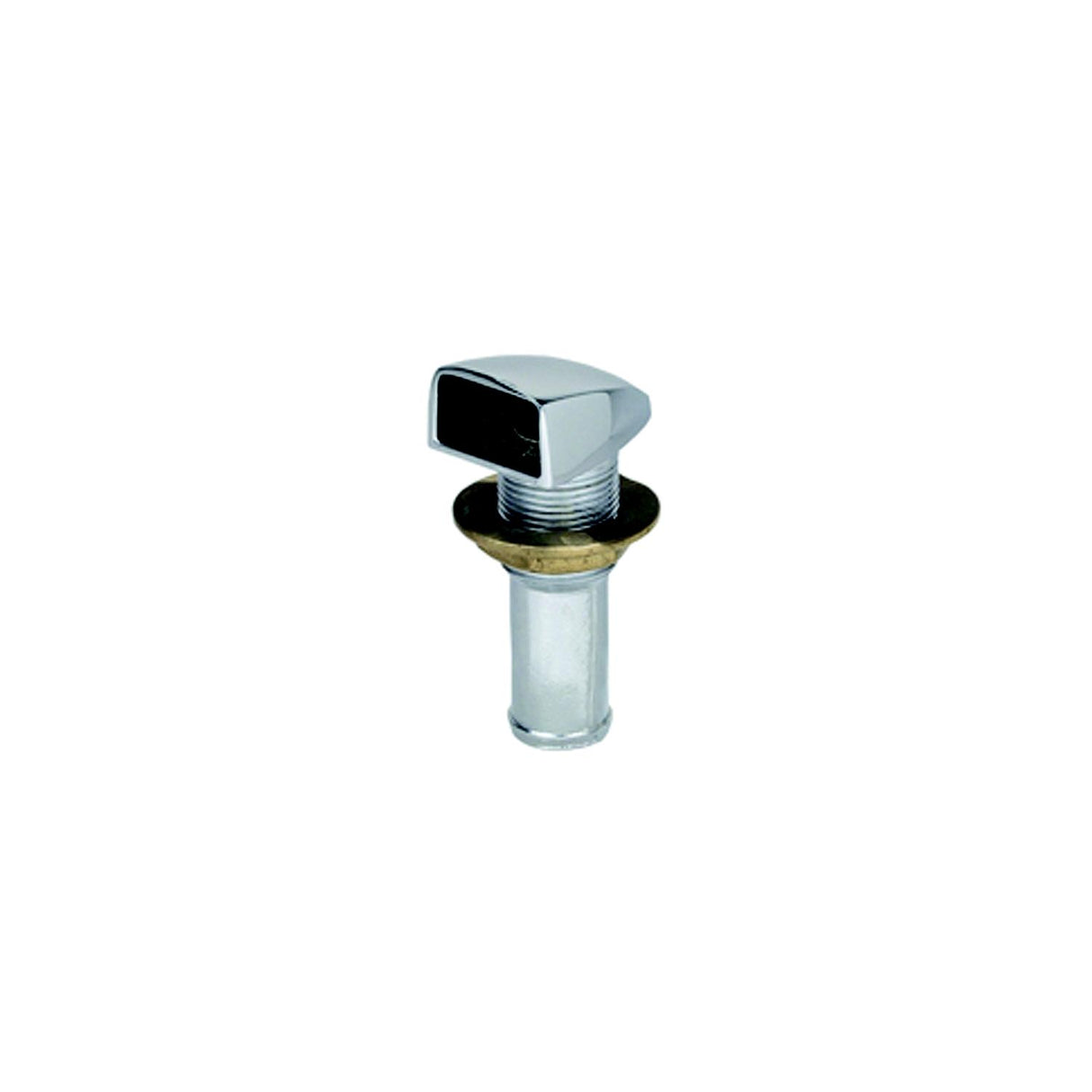 Chrome Plated Brass Gas Tank Vent F-5/8 Hos