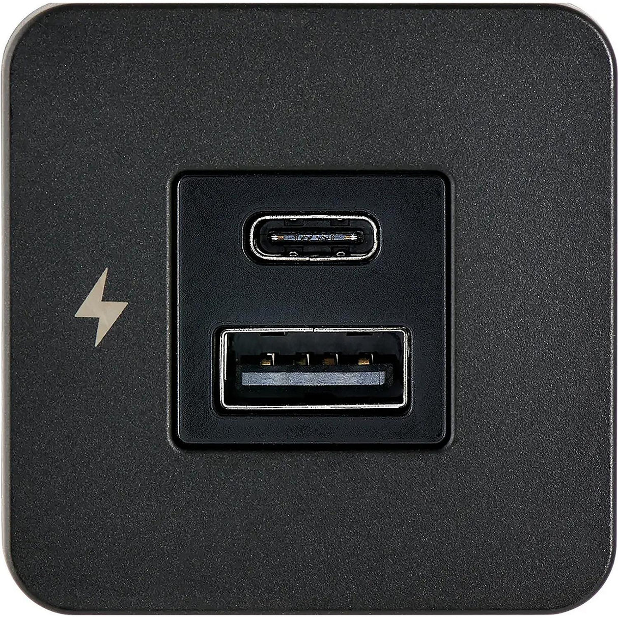 Scanstrut SCTILE10 USB-A & C Interior Charging Socket - Black Bezel, 10-32V DC