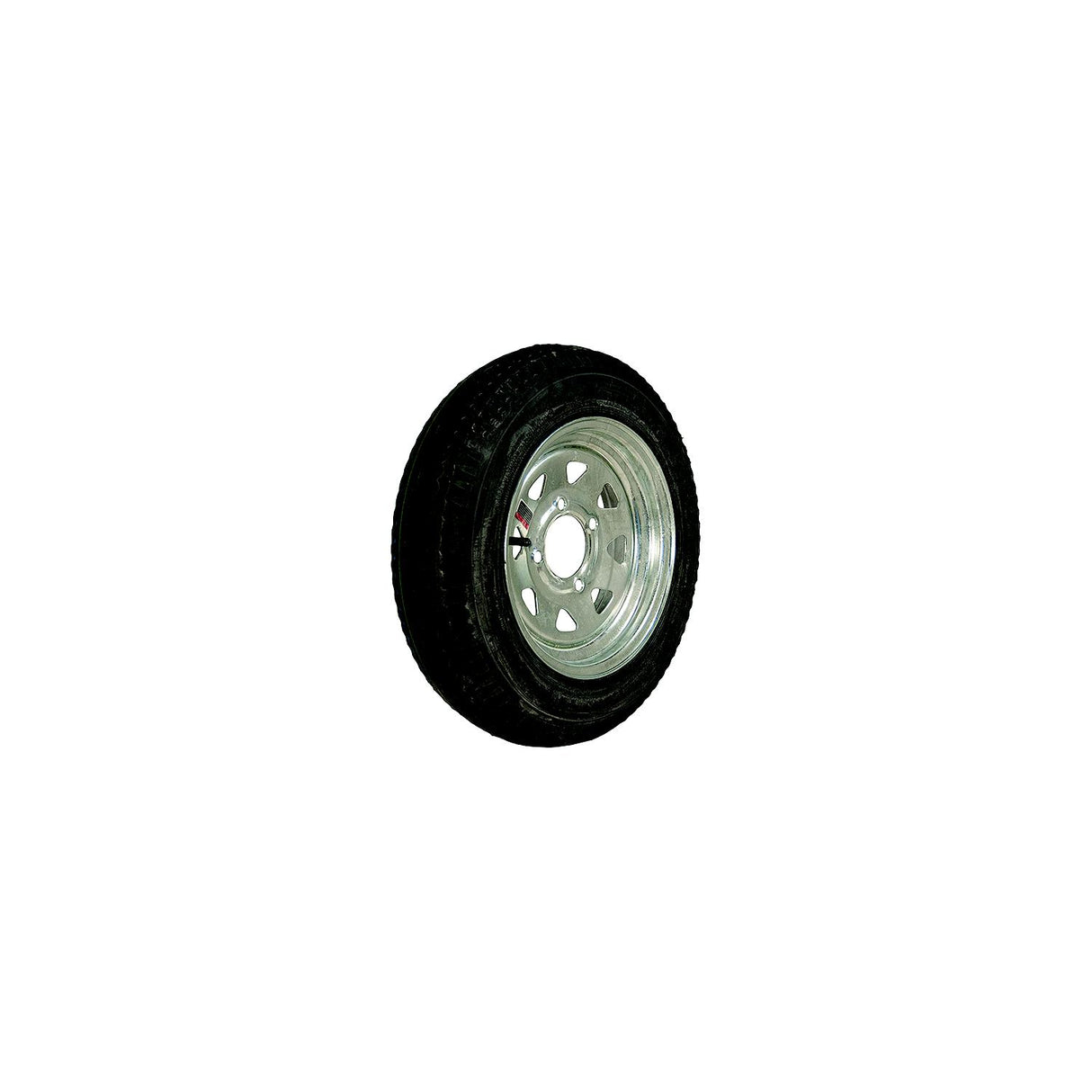 Loadstar Bias Tire and Wheel (Rim) Assembly 480-12 4 Hole 4 Ply