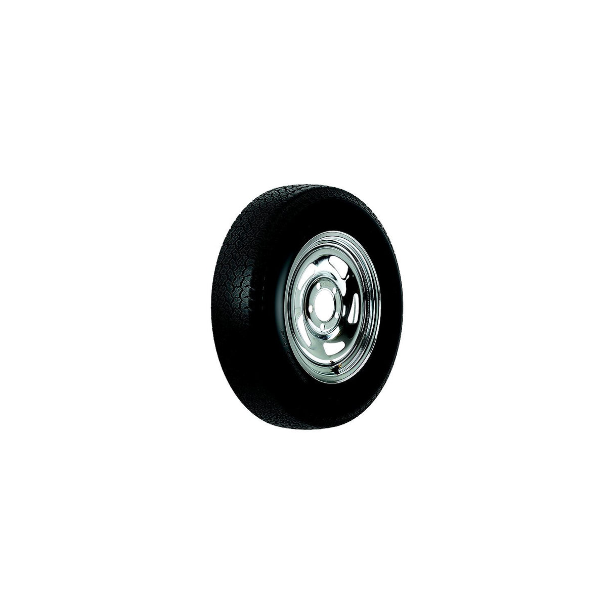 Loadstar Bias Tire and Wheel (Rim) Assembly ST205/75D-14 5 Hole C Ply
