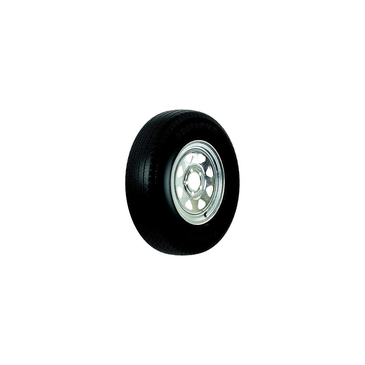 Loadstar 31987 ST Radial Tire & Wheel Assembly, ST185/80R-13, C Ply, 5 Hole Spoke Galvanized
