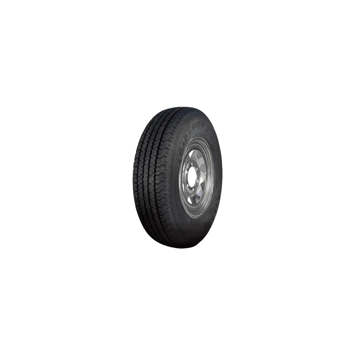 Loadstar ST Radial Tire and Wheel (Rim) Assembly ST225/75R-15 6 Hole D Ply