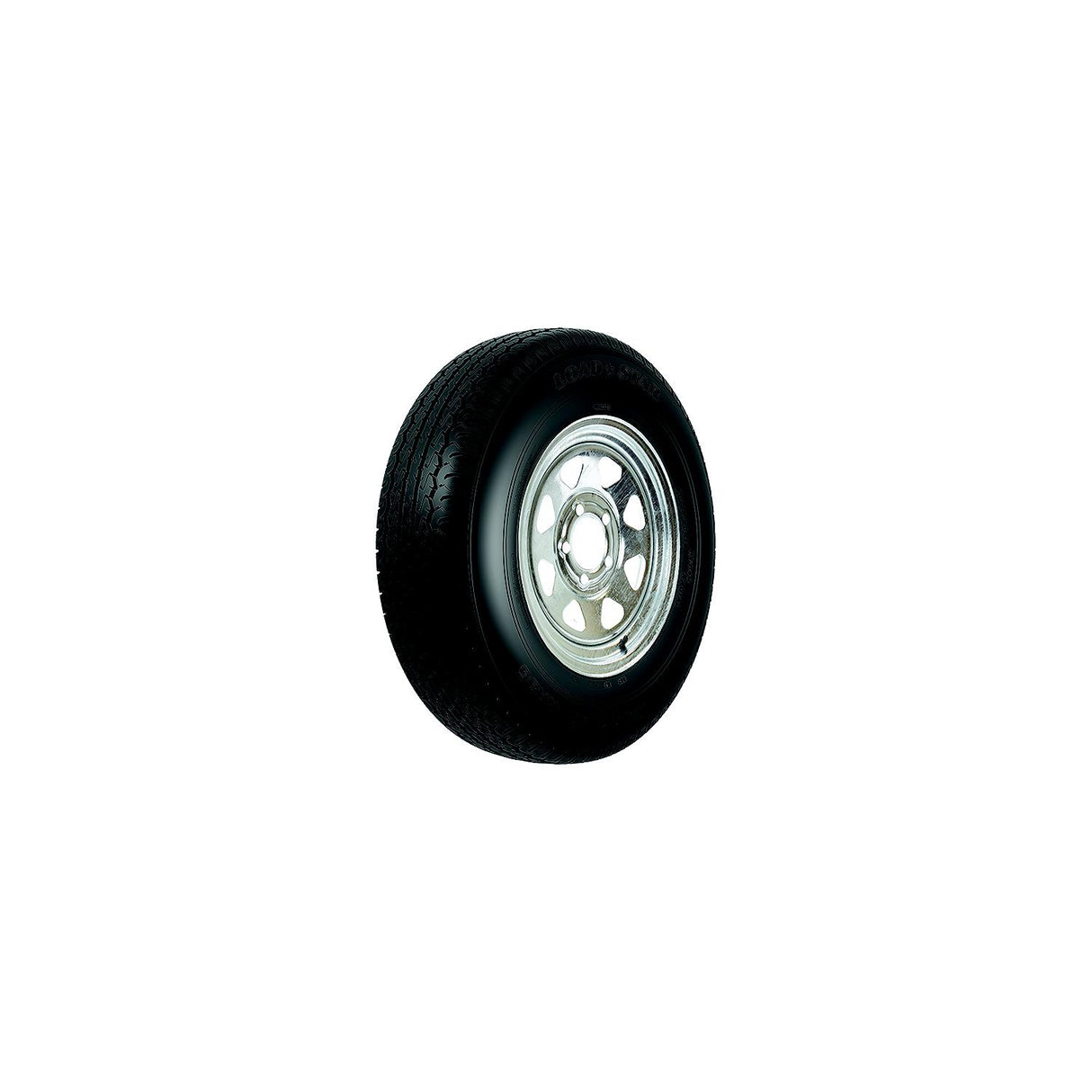 Loadstar Radial Tire and Wheel (Rim) Assembly ST215/75R-14 5 Hole C Ply
