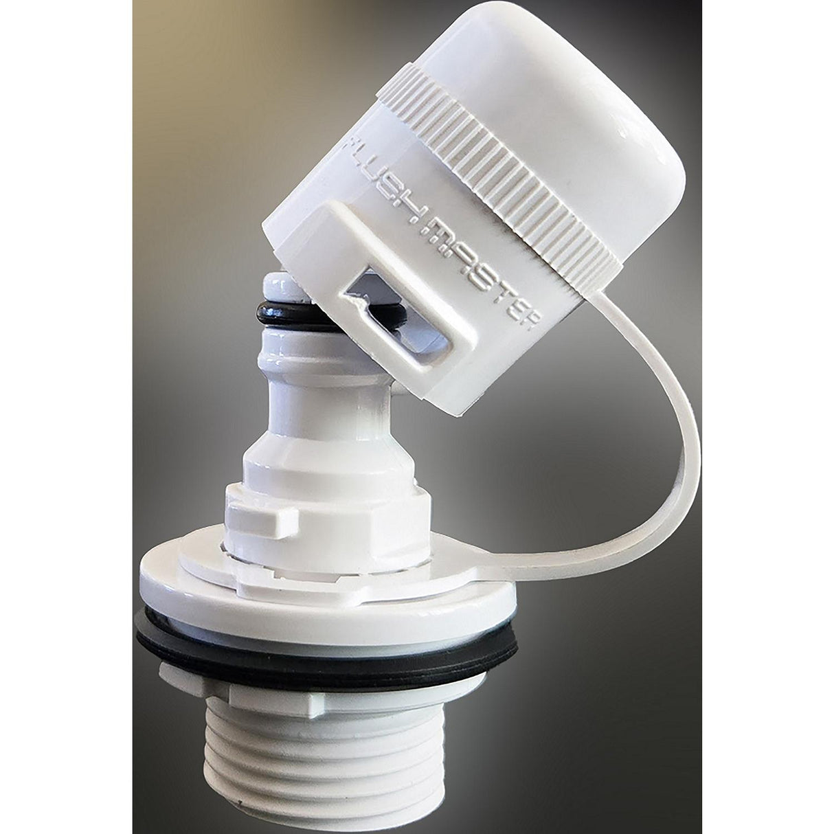 Flushmaster SMFMQCMW Flush Port Quick Connect, White, Quick Connect Mercury, Mercury Outboards