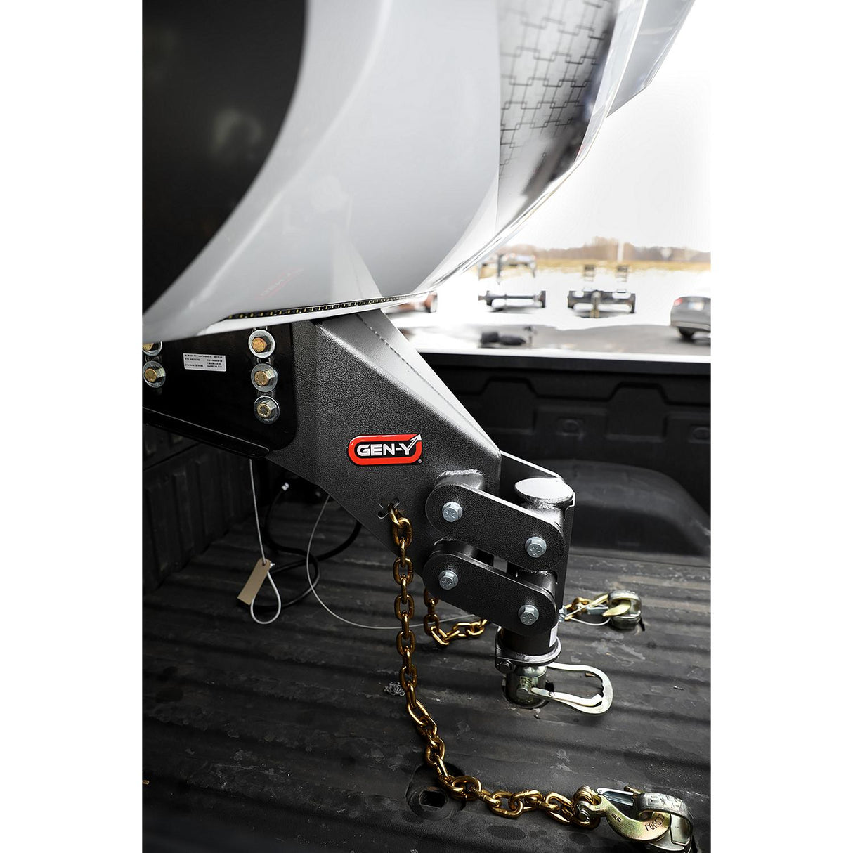 Gen Y Hitch GH70684 EXECUTIVE Fifth-to-Gooseneck Safety Chain, 3/8" x 84"