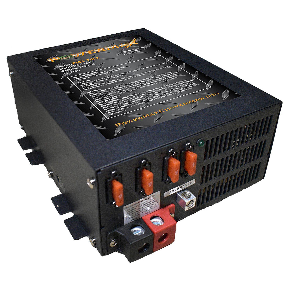 PowerMax PM375LK Converter Charger, 75A