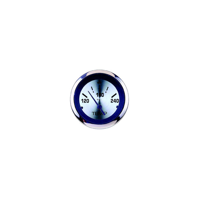 Sierra 63480P Sterling Series 2" Stainless Steel Electric 120-240 F Dial Range Water Temperature Gauge & Requires "D" Sender Code