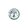 Sierra 65506P Lido Series 2" White & Stainless Steel 12V 8-18 VDC Dial Range Voltmeter Gauge