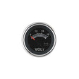 Sierra 67019P Black Sterling Series 2" Stainless Steel 8-18 VDC Dial Range Voltmeter Gauge