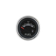Sierra 67021P Black Sterling Series 2" Stainless Steel Fuel Gauge & Requires "F" Sender Code