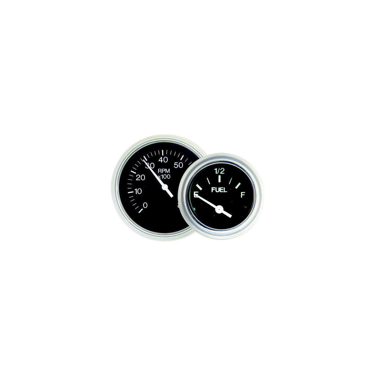Sierra 82288P Heavy Duty Series 3" Outboard & 4 Stroke Gas Engine 0-6,000 RPM Dial Range Tachometer Gauge with Outboard Alternator or Coil Sender Code