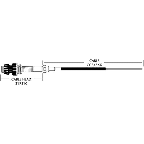 SeaStar Solutions 33LV No Hub Control Cable