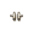 SeaStar HF6006 Stainless Steel Vertical Tee Fitting for SeaStar Steering Cylinders & Helm Pumps | 2 per Kit