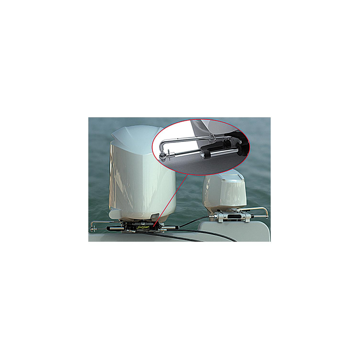 SeaStar Kicker Motor Cable for Manual Steering Auxiliary Engine