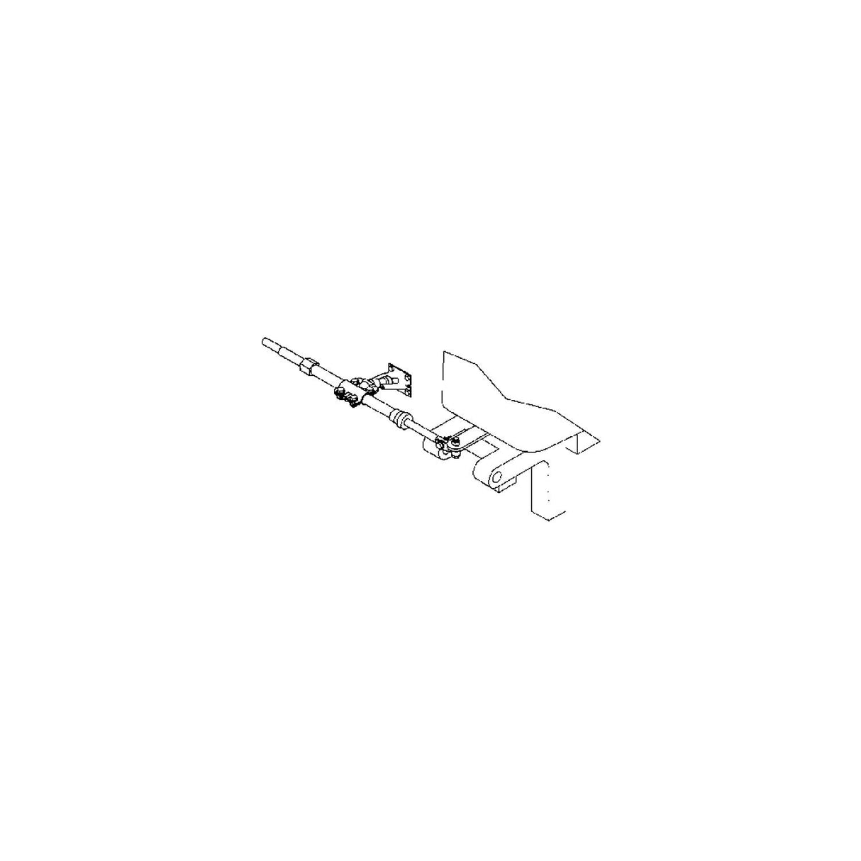 Transom Support Mount, Aluminum