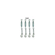 Brophy TDHP Tie Down Hardware Package, 4/pk
