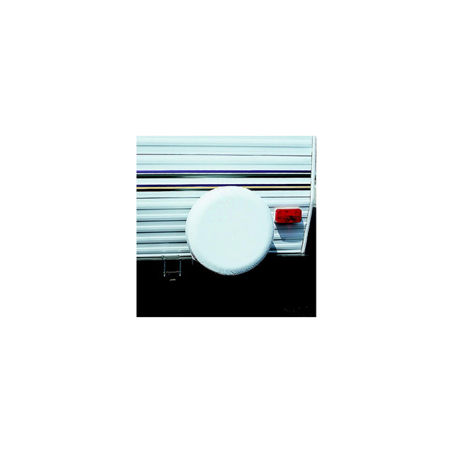 ADCO Vinyl Solid Spare Tire Cover, 31-1/4" Polar White