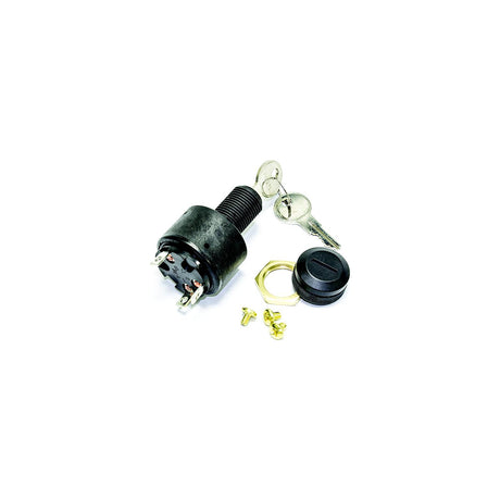 Sierra MP41030 Conventional 3 Position 5/8" Polyester 3 Screw Terminal 12V 15 Amp Ignition Starter Switch