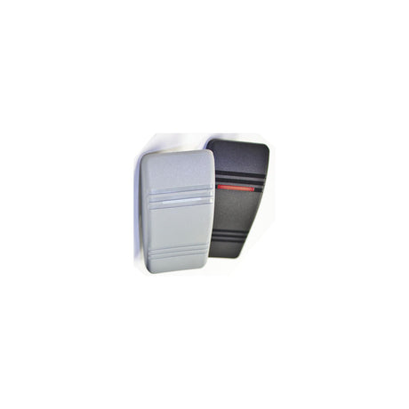 Sierra Contura III Black & Gray Illuminated Waterproof DPDT 7 Blade Terminal Rocker Switch