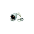 Sierra UN12140 Conventional 4 Position 5/8" Zinc 4 Stud Terminal 12V 15 Amp Ignition Starter Switch