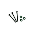 AP Products 012LW25  3/8 x 4 Hex Lag Screw w/Washers, 25 Pack
