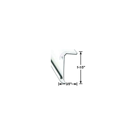 AP Products 0218500216 Insert Corner Molding, 16' Black
