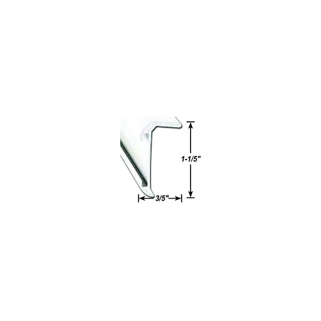 AP Products 0218500216 Insert Corner Molding, 16' Black