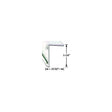 AP Products 0218520216 Long Leg Insert Corner Molding, 16' Black