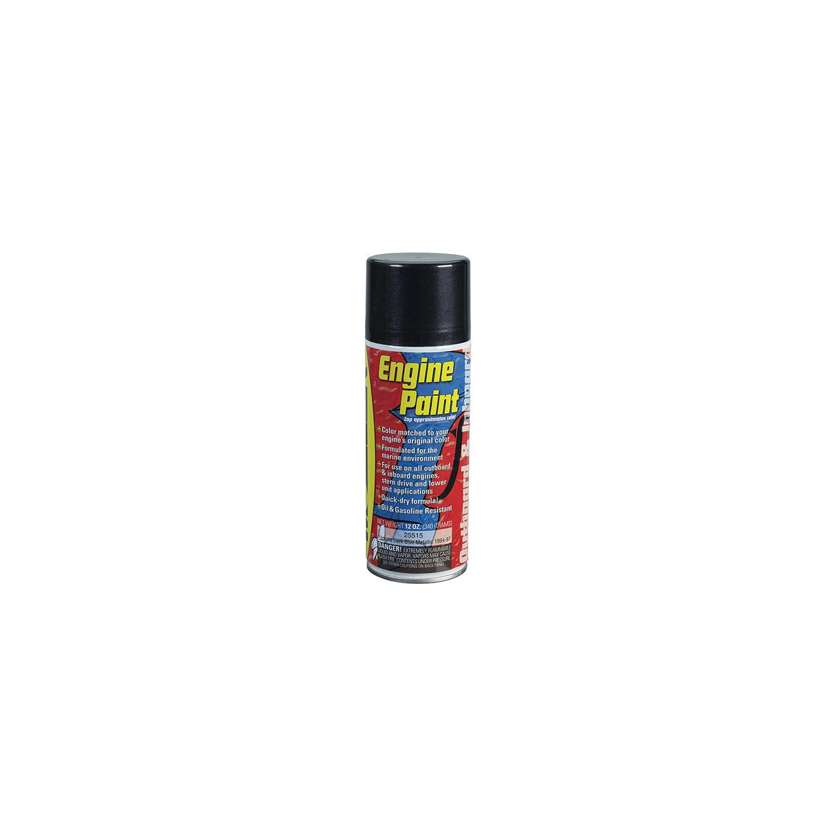 Engine Spray Paint, Johnson/Evinrude Light Blue Metallic 78-87