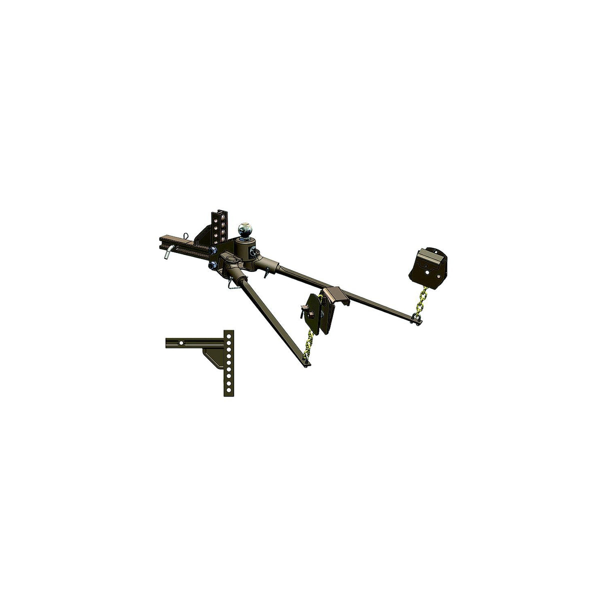 Blue Ox BXW0550S Swaypro™ Weight Distributing Hitch, S Series Shank