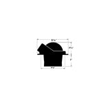 Voyager Compass-Flush Mount, Flat Dial, Black