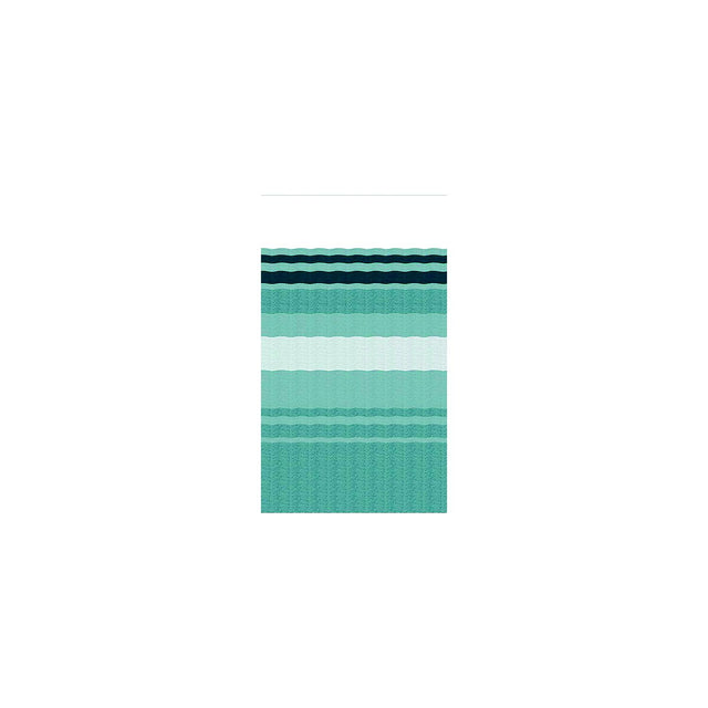 Carefree JU188C00 1-Piece Standard Vinyl Awning Replacement Fabric, 18', Teal Fade on Both Sides, White Weatherguard