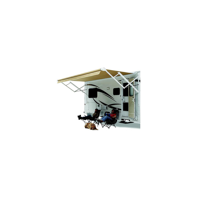 Carefree Adjustable Pitch Travel'r Arm Set, Polar White