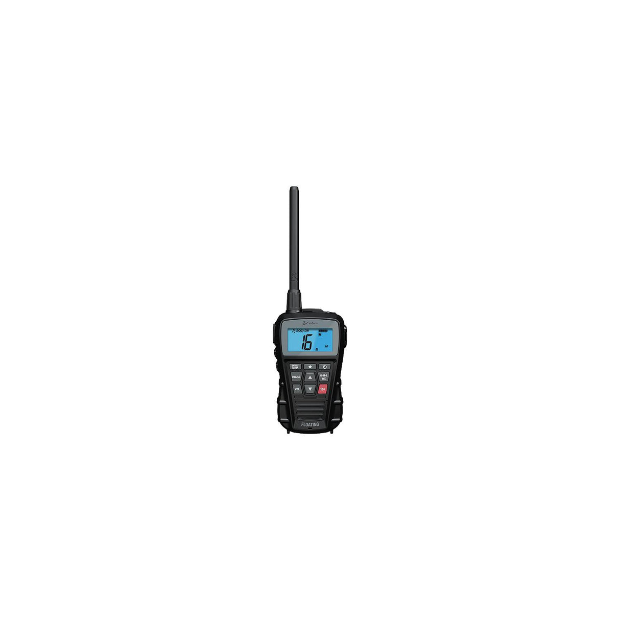Cobra 01900091 Bluebound 150 Floating Handheld VHF Radio, Black