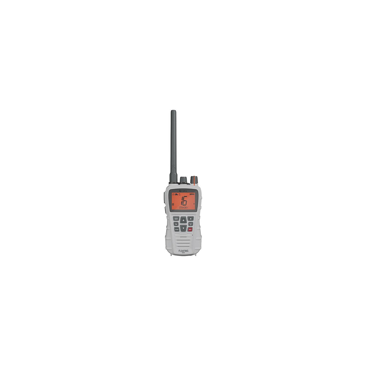 Cobra 01900103 Bluebound 350 Floating Handheld VHF Radio, White