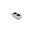 Wise 3059784 Portable Upholstered Drink Holder, Brite White