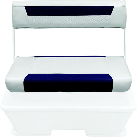 Wise Seating 8WD156BS1904 Replacement Back Rest & Seat Cushion Set for 8WD156-784 70/62 Qt, Brite White and Mariner Blue