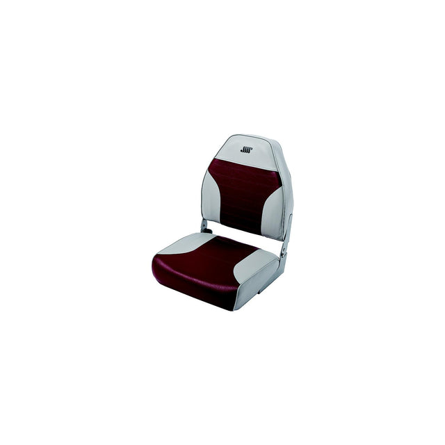 Wise Mid Back Fishing Seat, Grey/Red