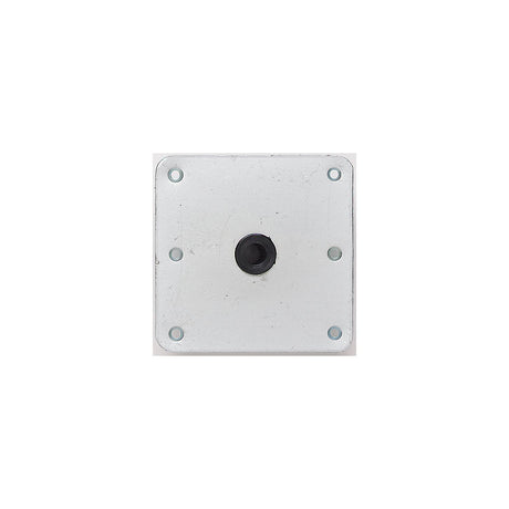 Attwood 67729T Lock'N-Pin 3/4" Base Plate 7" x 7" Threaded Zinc Plated Steel
